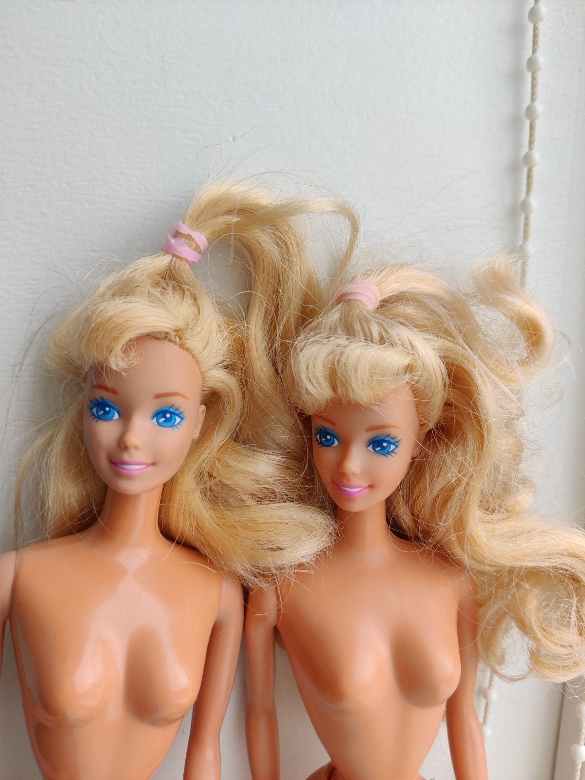 2x Vintage My First Princess Barbie (1989)–China & Maleisië, Ophalen of Verzenden, Gebruikt, Pop