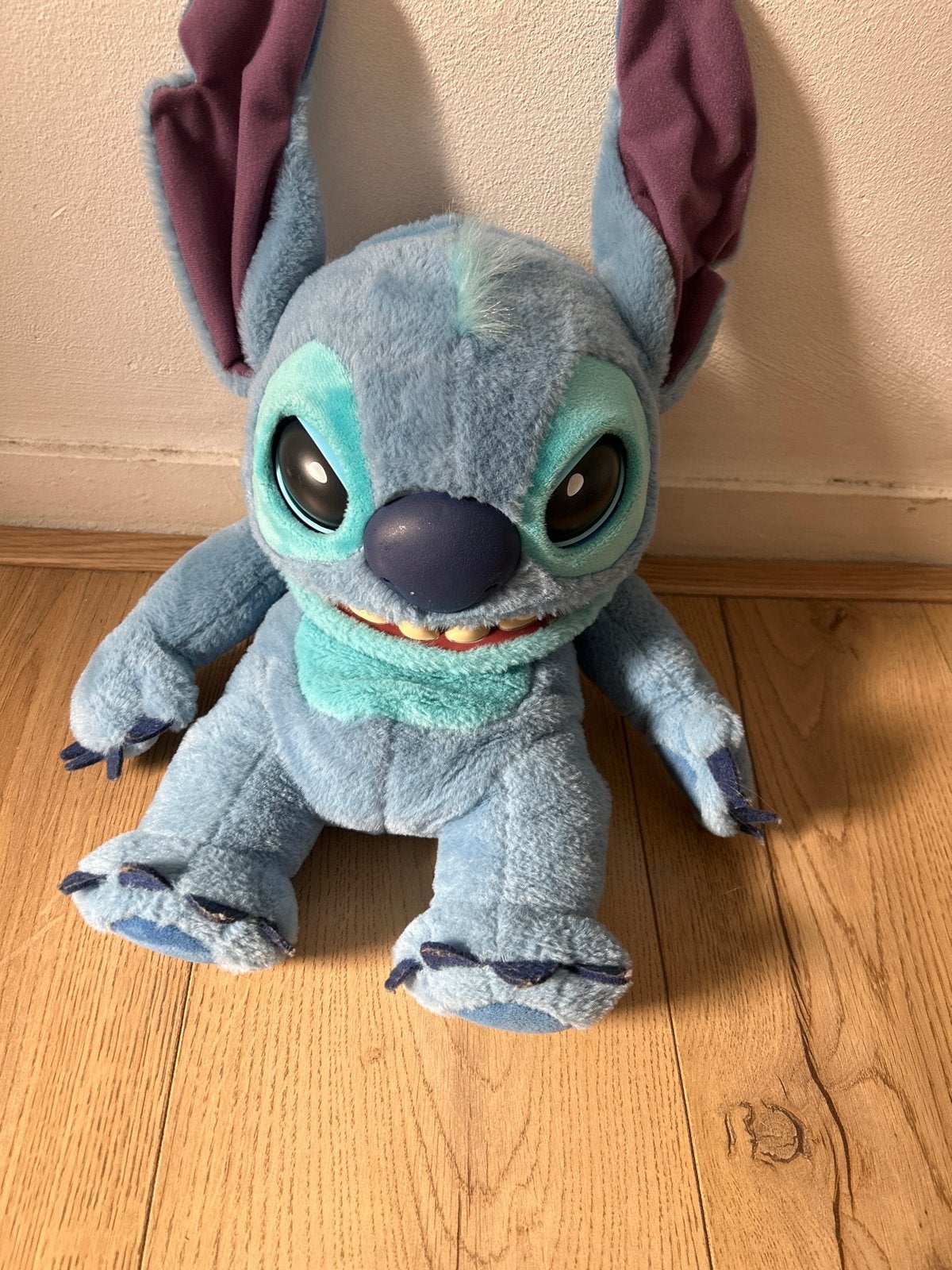 Interactieve Stitch knuffel met bewegende oren en mond, Ophalen, Gebruikt, Disney, Overige typen