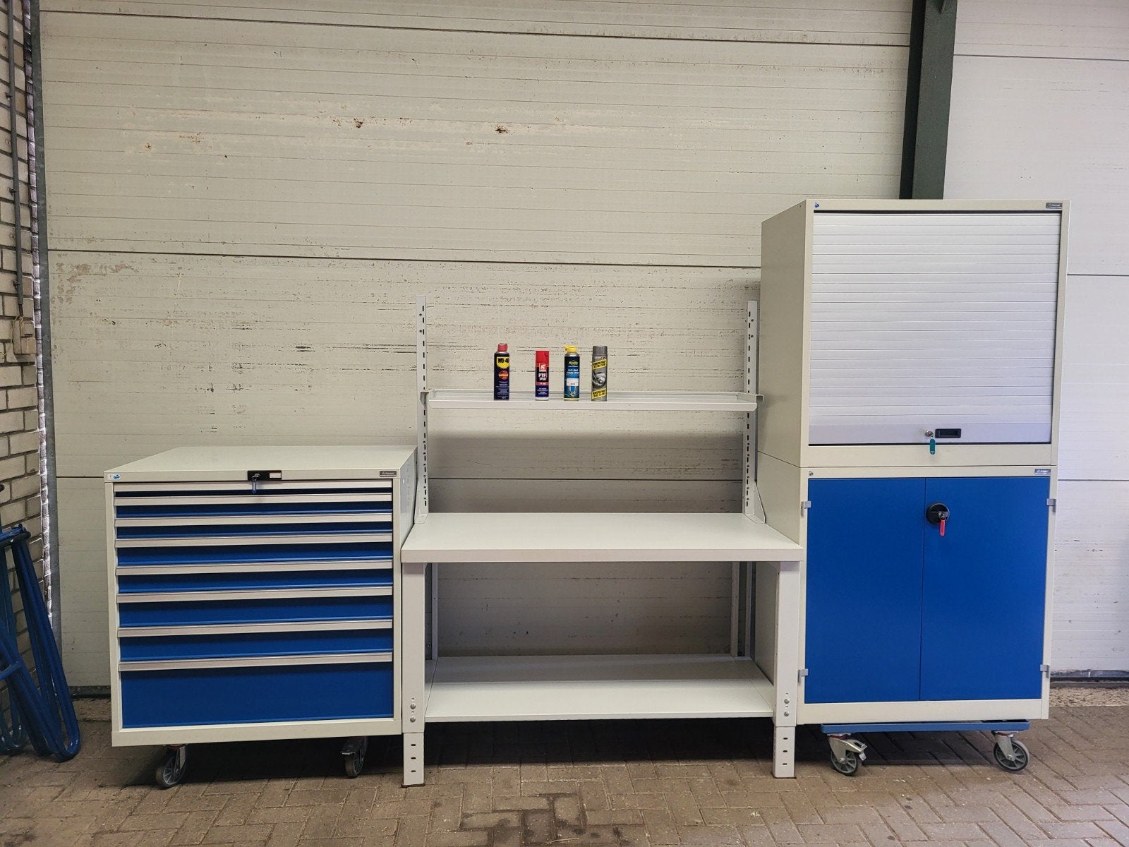 Zgan Garant werkplek werkbank ladenkast werkplaatskast, Ophalen, Zo goed als nieuw