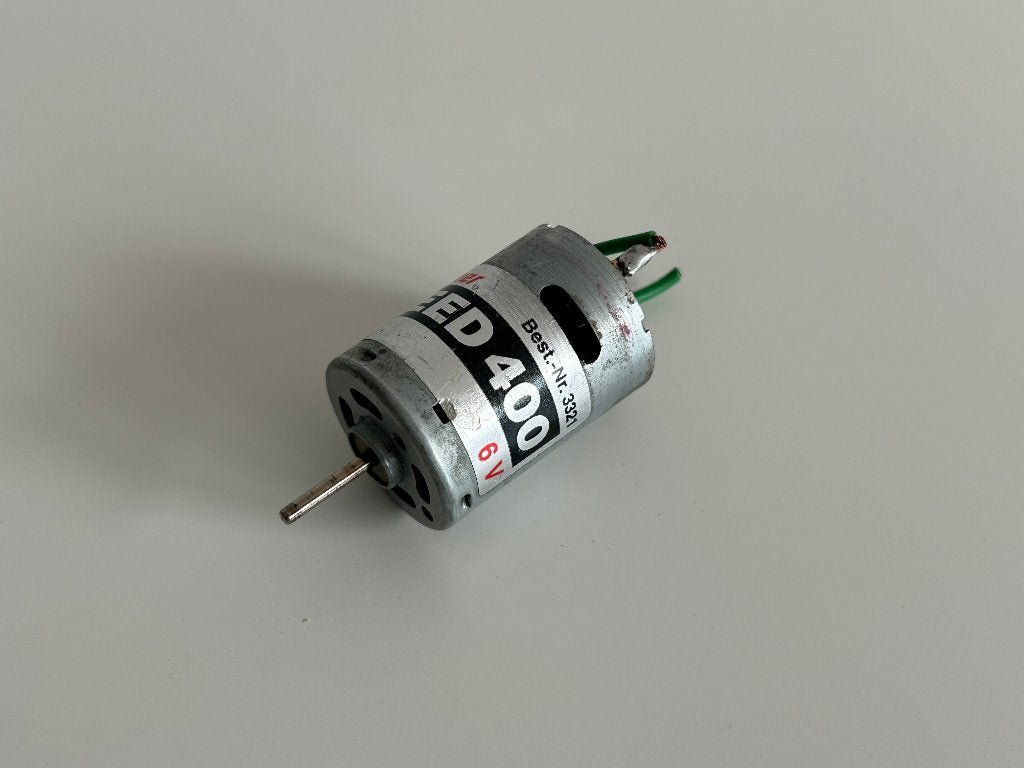 Graupner 3321 Speed 400 6v elektromotor rc, Ophalen of Verzenden, Gebruikt, Overige schalen, Onderdeel