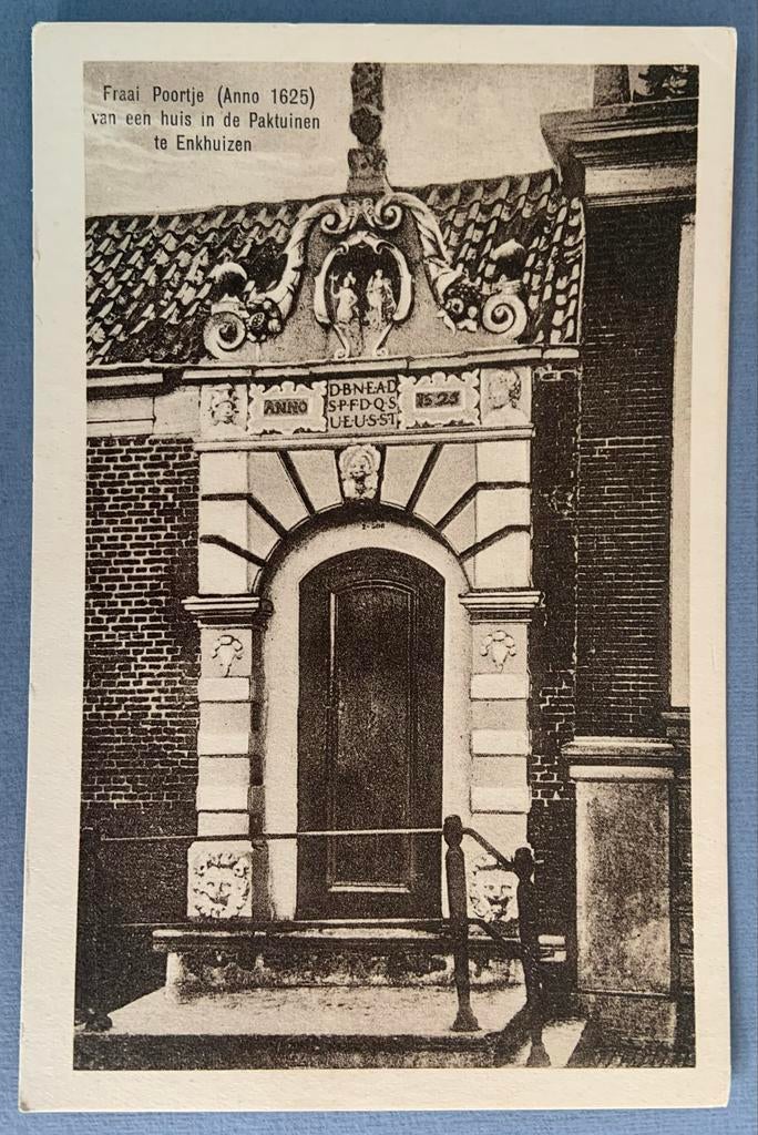 Fraai Poortje Enkhuizen, Ophalen of Verzenden, Voor 1920, Ongelopen, Noord-Holland