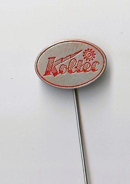 volmetaal speld Koltec Breda schrikdraad etc, Verzamelen, Speldjes, Pins en Buttons, Ophalen of Verzenden, Gebruikt, Overige onderwerpen