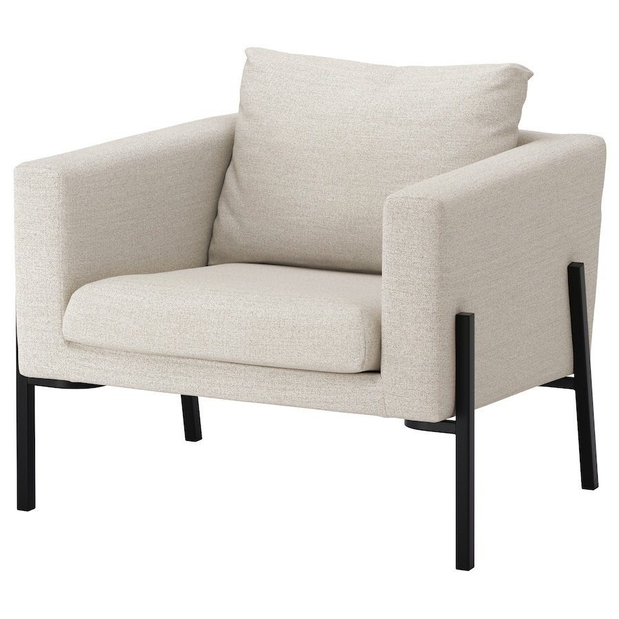 Gratis IKEA leunstoel zonder hoes fauteuil, Ophalen, Gebruikt, 75 tot 100 cm, 75 tot 100 cm