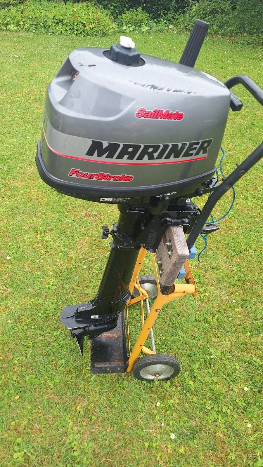 Mariner SailMate 4.0 p.k. langstaart buitenboordmotor, Watersport en Boten, Buiten- en Binnenboordmotoren, Ophalen, Gebruikt, 5 tot 10 pk