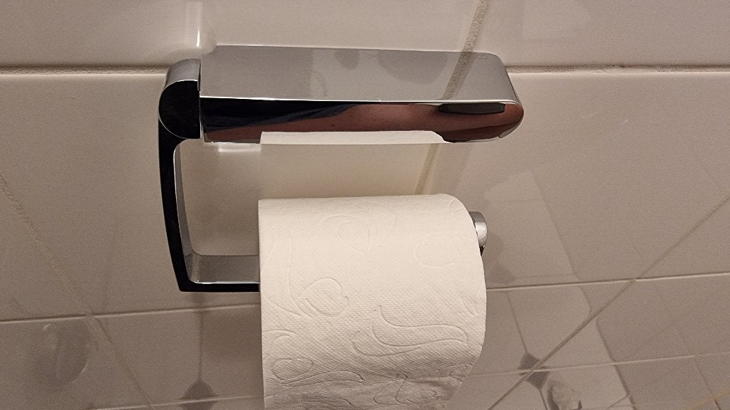 Keuco Elegance toiletrol houder chrome. 2 stuks., Ophalen of Verzenden, Zo goed als nieuw, Overige kleuren, Overige typen