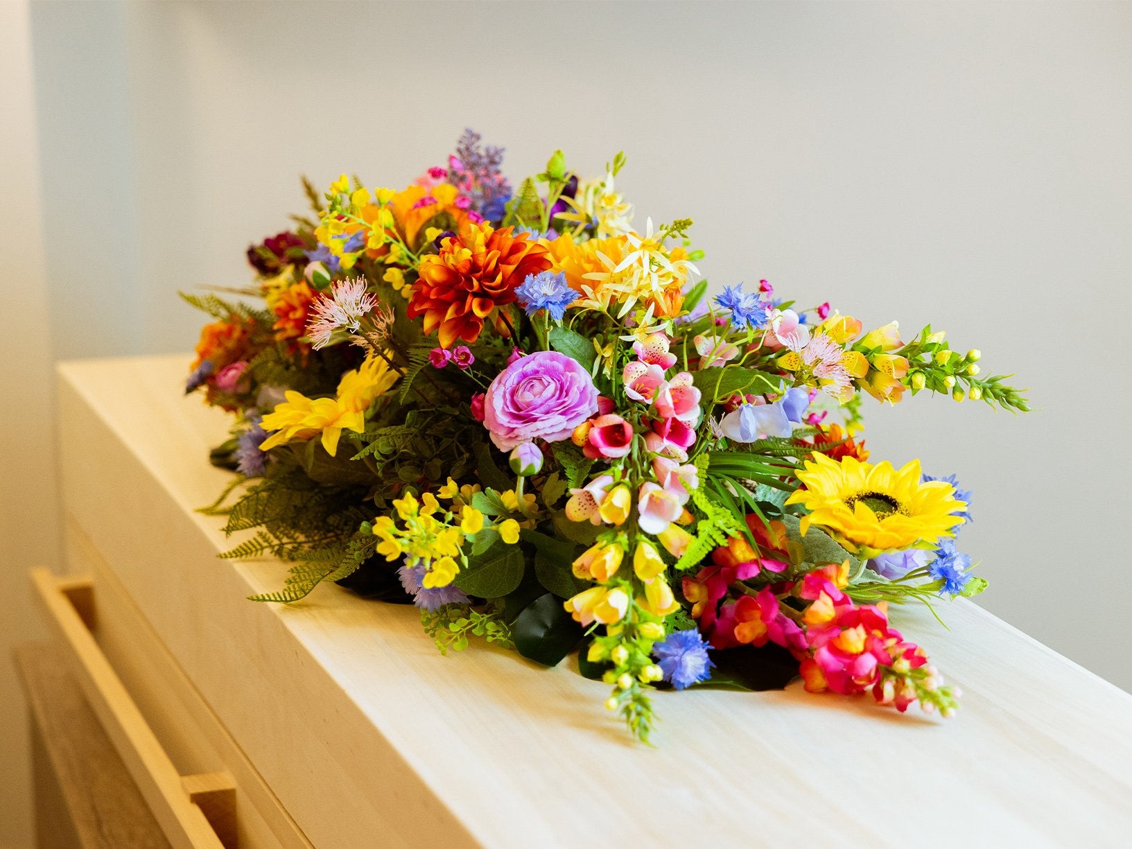 Kunstbloemen langwerpig, Ophalen, Zo goed als nieuw