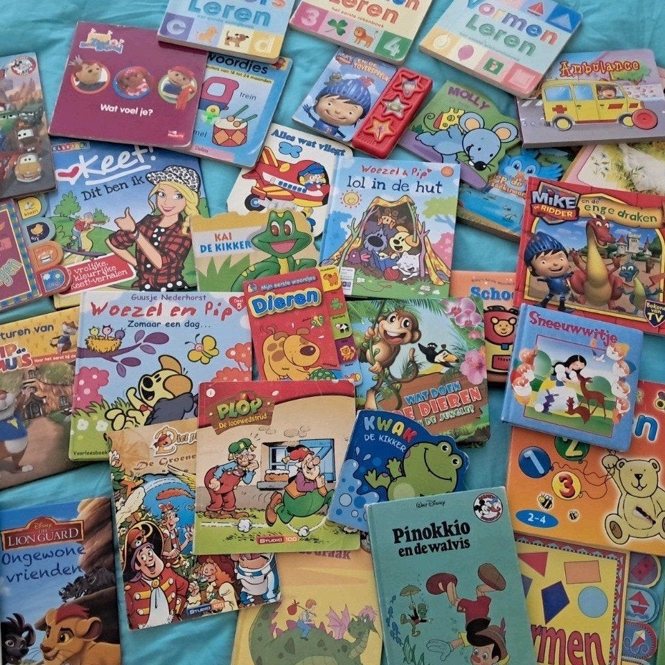 37x boeken baby- peuter- kinderboeken 20,- incl verzending, Boeken, Ophalen of Verzenden, Gelezen
