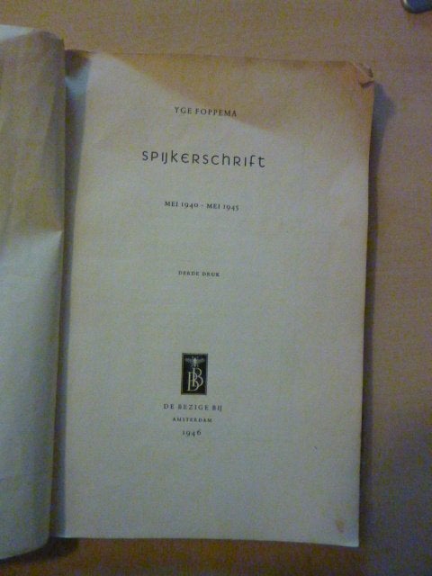 Yge Foppema - Spijkerschrift, Verzenden, Gelezen