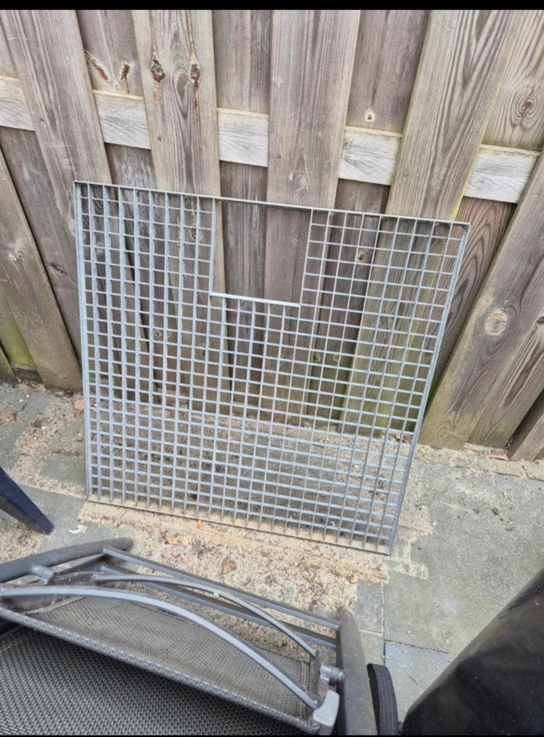 Stevig metalen rooster 80x80 cm - ideaal voor fontein, Ophalen of Verzenden