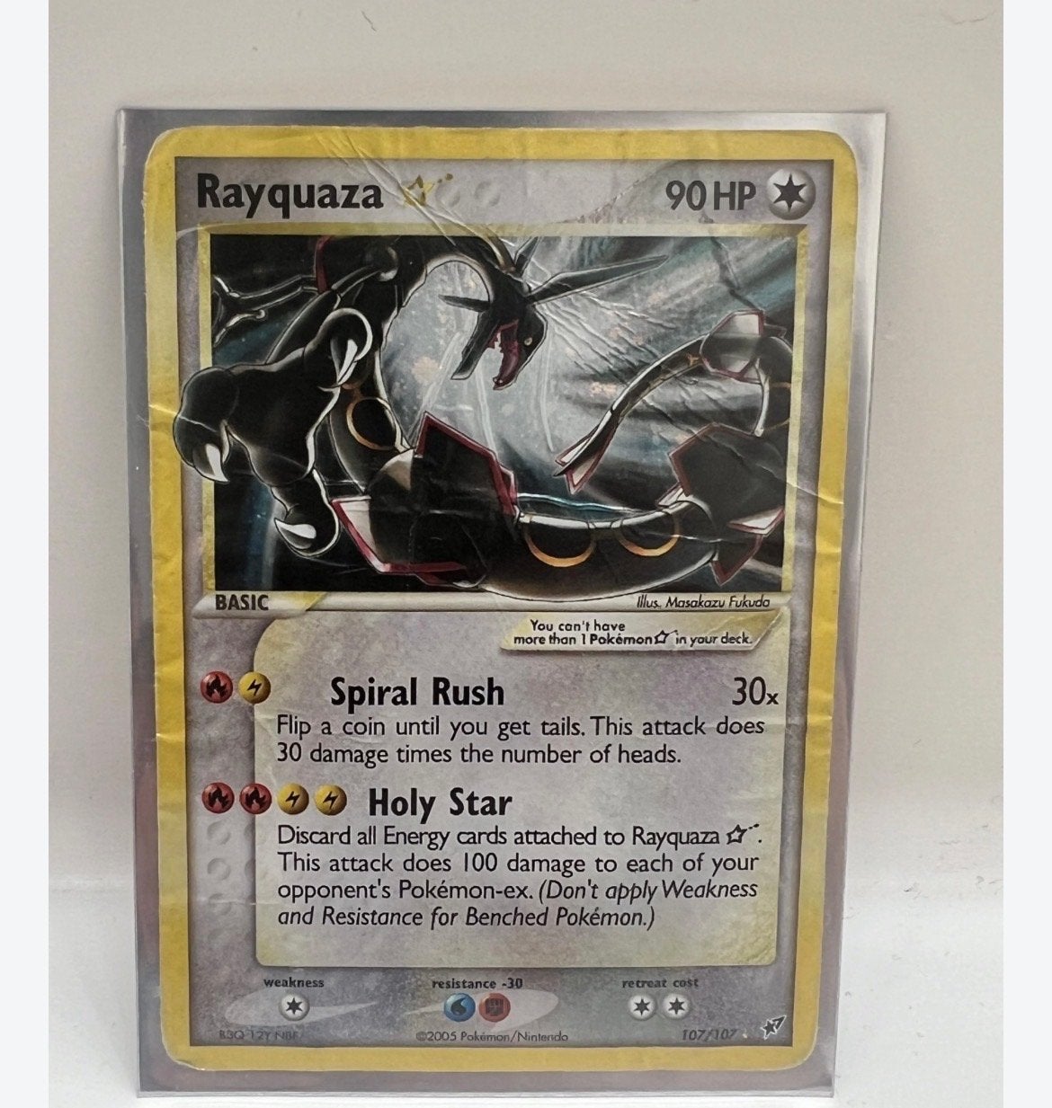 Gezocht: Beschadigde Pokémon kaarten, Ophalen of Verzenden, Gebruikt, Losse kaart, Foil
