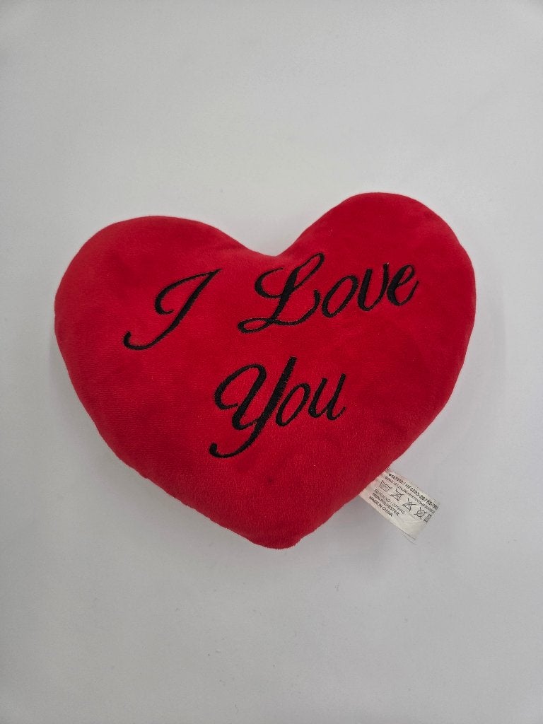 Rood Hart Kussen I Love You Valentijn Knuffelkussen, Ophalen of Verzenden, Zo goed als nieuw, Overige typen