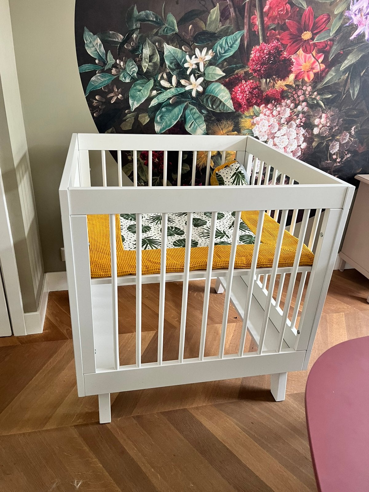 Box 80x80cm met veel extras, Kinderen en Baby's, Boxen, Ophalen, Zo goed als nieuw, Vierkant, In hoogte verstelbaar