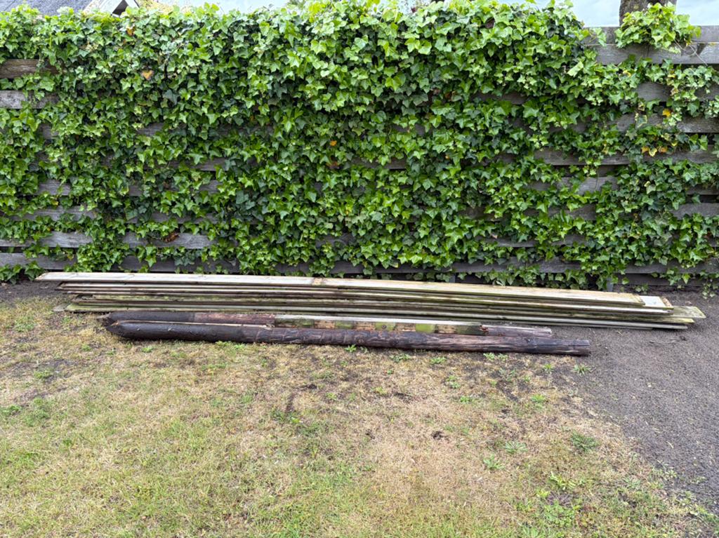 GRATIS PLANKEN HOUT PALEN EN DEUR OPHALEN LEMELERVELD, Ophalen, Gebruikt, 250 cm of meer, Palen