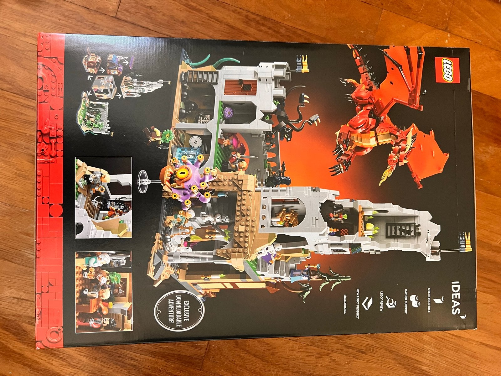 Lego Ideas Dungeons & Dragons: Rode Draak & Kasteel, Ophalen, Lego, Nieuw, Ideas