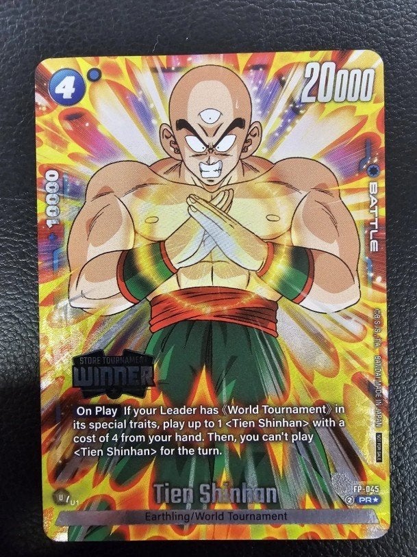 Dragon Ball Fusion world Tien Shinhan Tournament Promo, Hobby en Vrije tijd, Verzamelkaartspellen | Overige, Ophalen of Verzenden