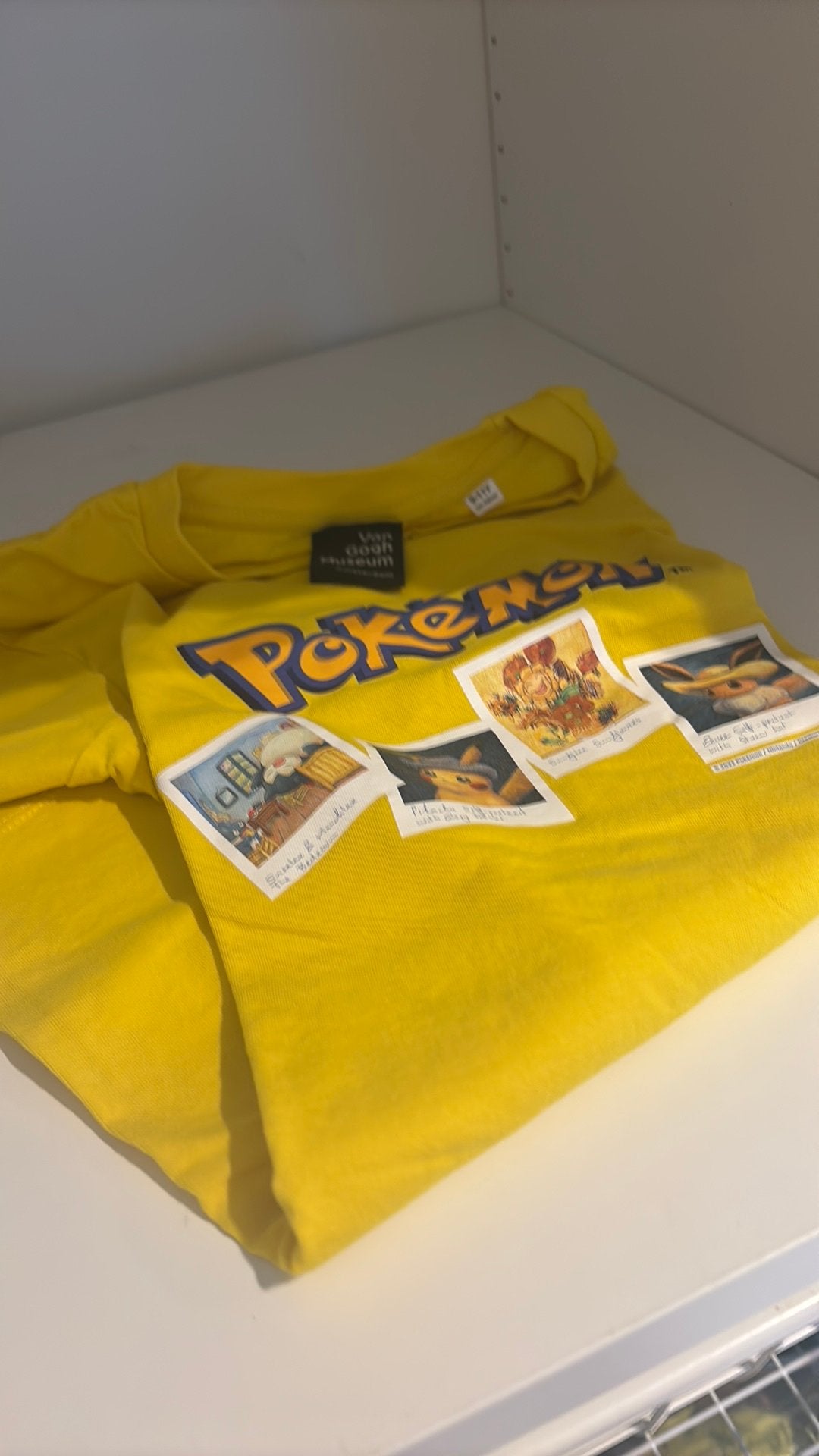 Pokemon van Gogh t shirt pikachu, Ophalen of Verzenden, Nieuw, Shirt