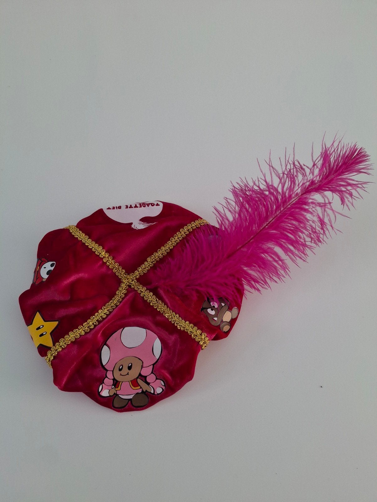 Super Mario Toadette pietenmuts, Ophalen of Verzenden, Nieuw, Jongen of Meisje