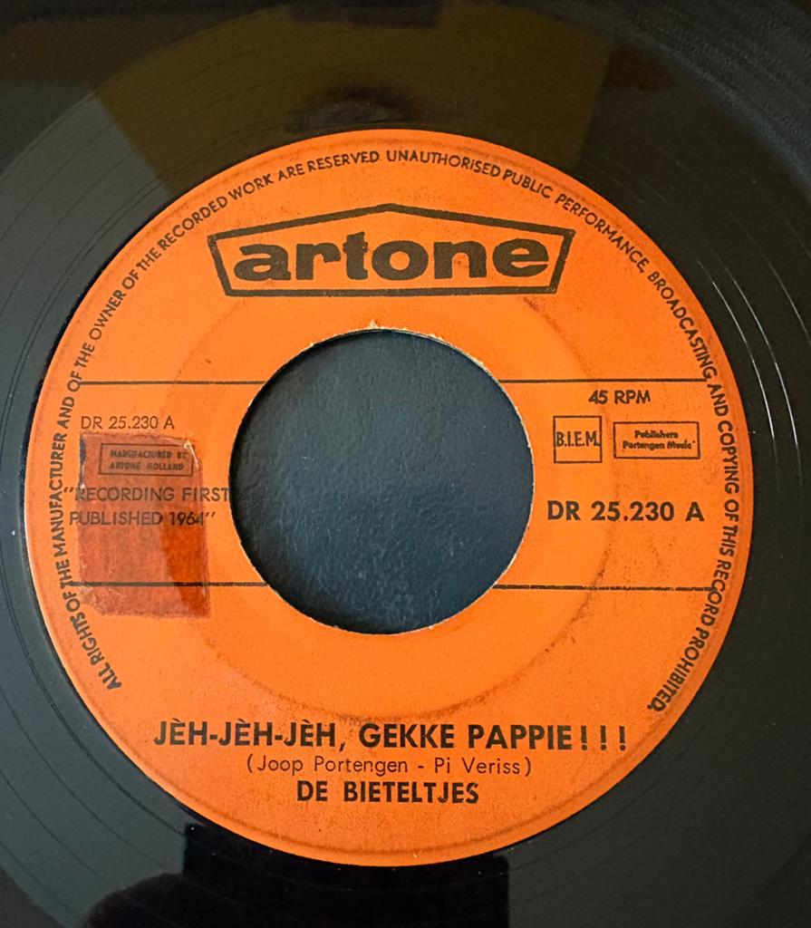 De Bieteltjes - Jèh-Jèh-Jèh, gekke pappie, Ophalen of Verzenden, Gebruikt, Nederlandstalig