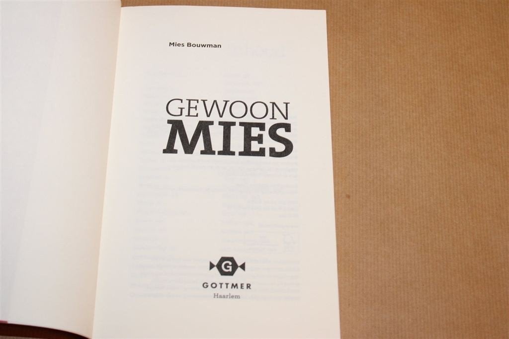 Gewoon Mies — Autobiografie Mies Bouwman 2017, Ophalen of Verzenden, Zo goed als nieuw, Sport