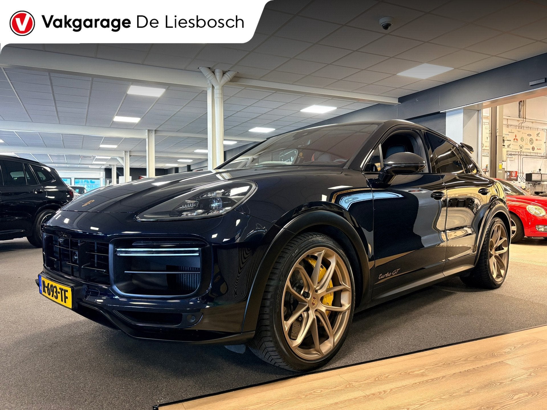Porsche Cayenne Coupé 4.0 Turbo GT 641pk / Carbon dak / car, Auto's, Gebruikt, Bedrijf, Vierwielaandrijving, 3996 cc