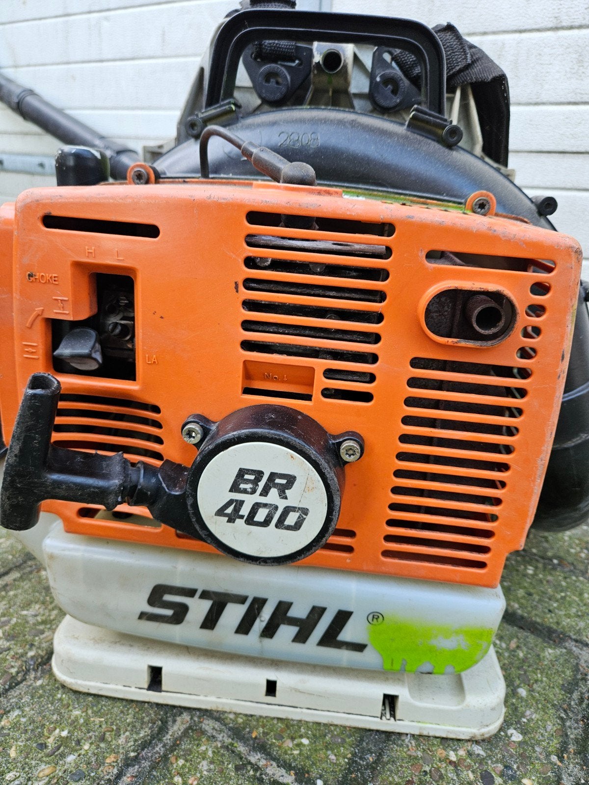 Stihl BR 400 Bladblazer - loopt niet, Ophalen, Gebruikt, Ruggedragen, Stihl
