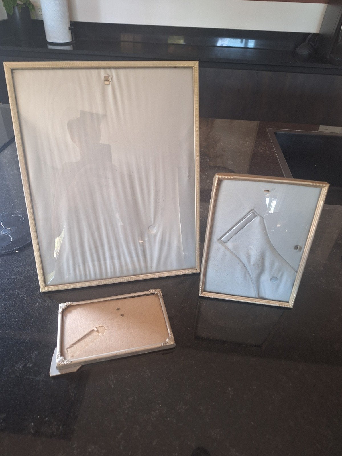 zeer oude fotolijsten, Huis en Inrichting, Woonaccessoires | Lijsten, Gebruikt, Ophalen of Verzenden, Fotolijst, Goud