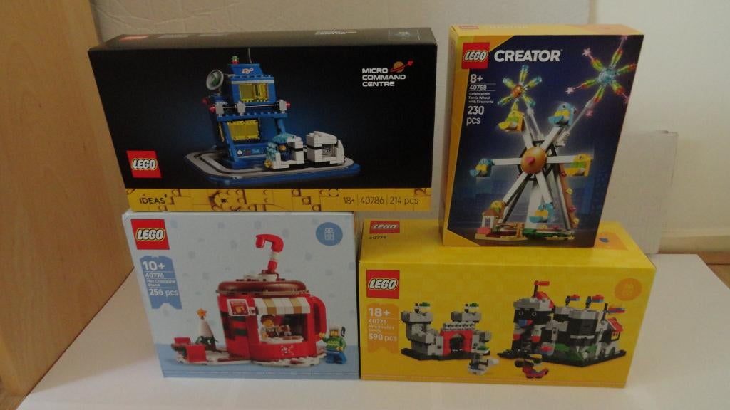 Lego GWP 4 stuks, Overige thema's, Lego, Nieuw, Ophalen of Verzenden