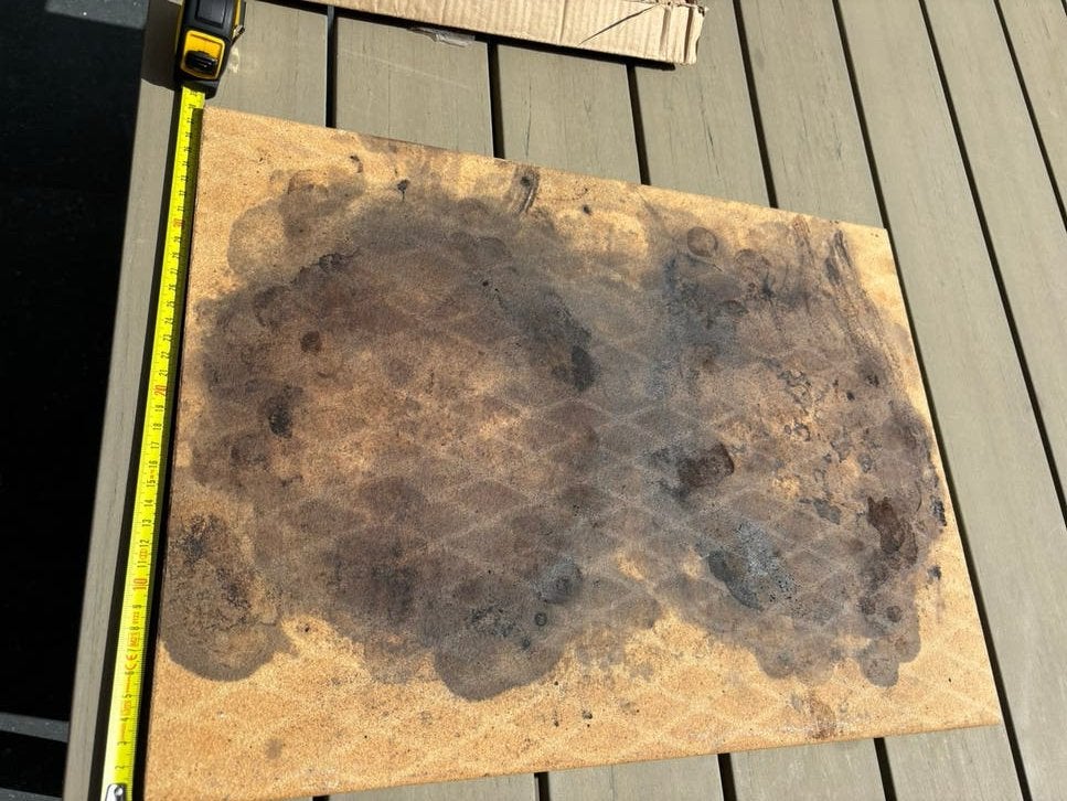 Professionele pizzasteen voor oven of barbecue, Ophalen, Gebruikt