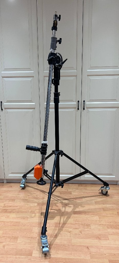 Ledgo heavy duty boomstatief met cranc en contragewicht., Audio, Tv en Foto, Fotografie | Fotostudio en Toebehoren, Zo goed als nieuw