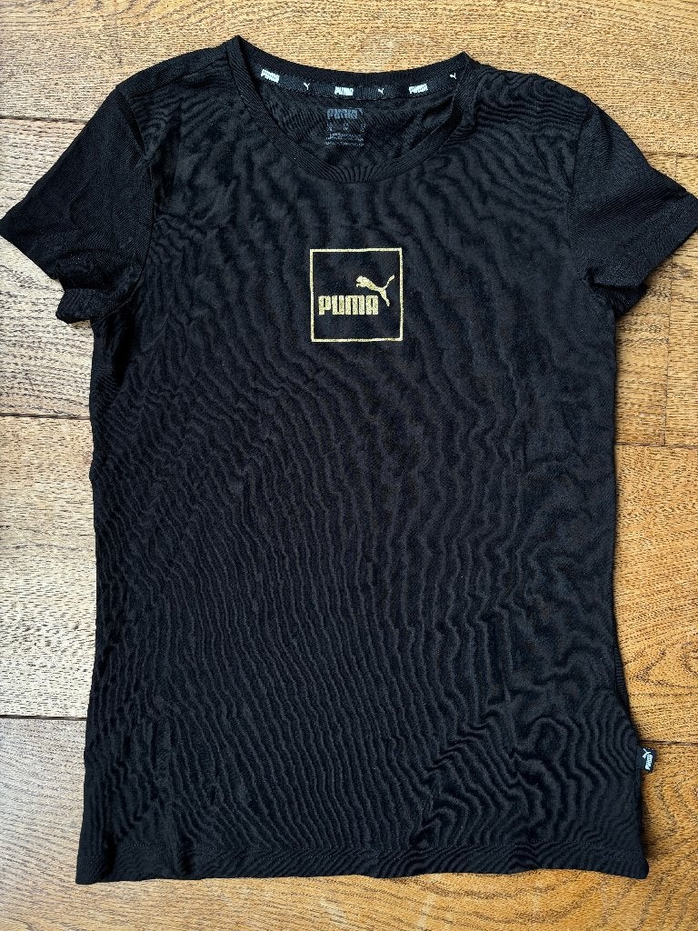 Zwart T-shirt Puma maat XS, Puma, Zwart, Ophalen of Verzenden, Zo goed als nieuw