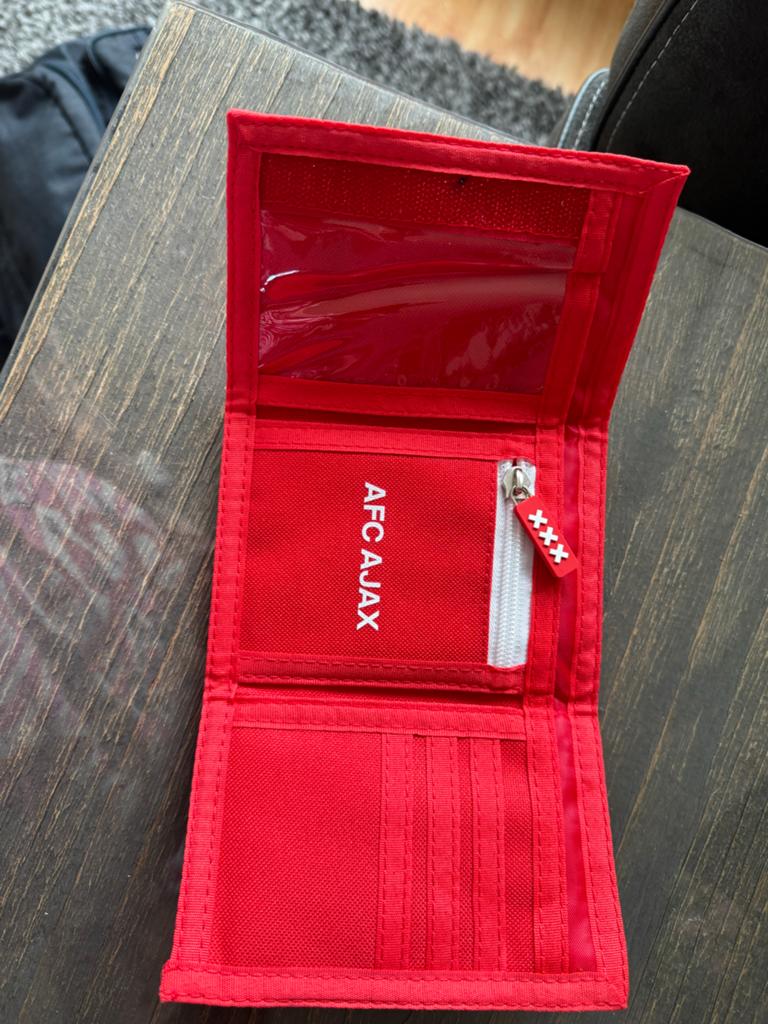 Nieuwe originele Ajax portemonnee, Ophalen of Verzenden, Nieuw, Rood, Overige merken