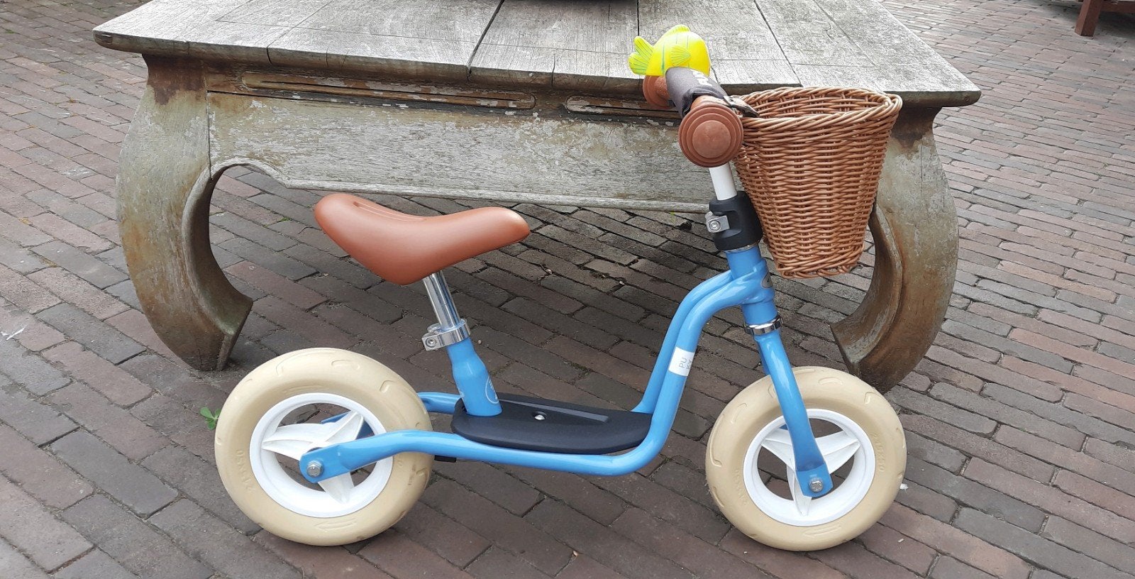 Puky loopfiets retro blauw