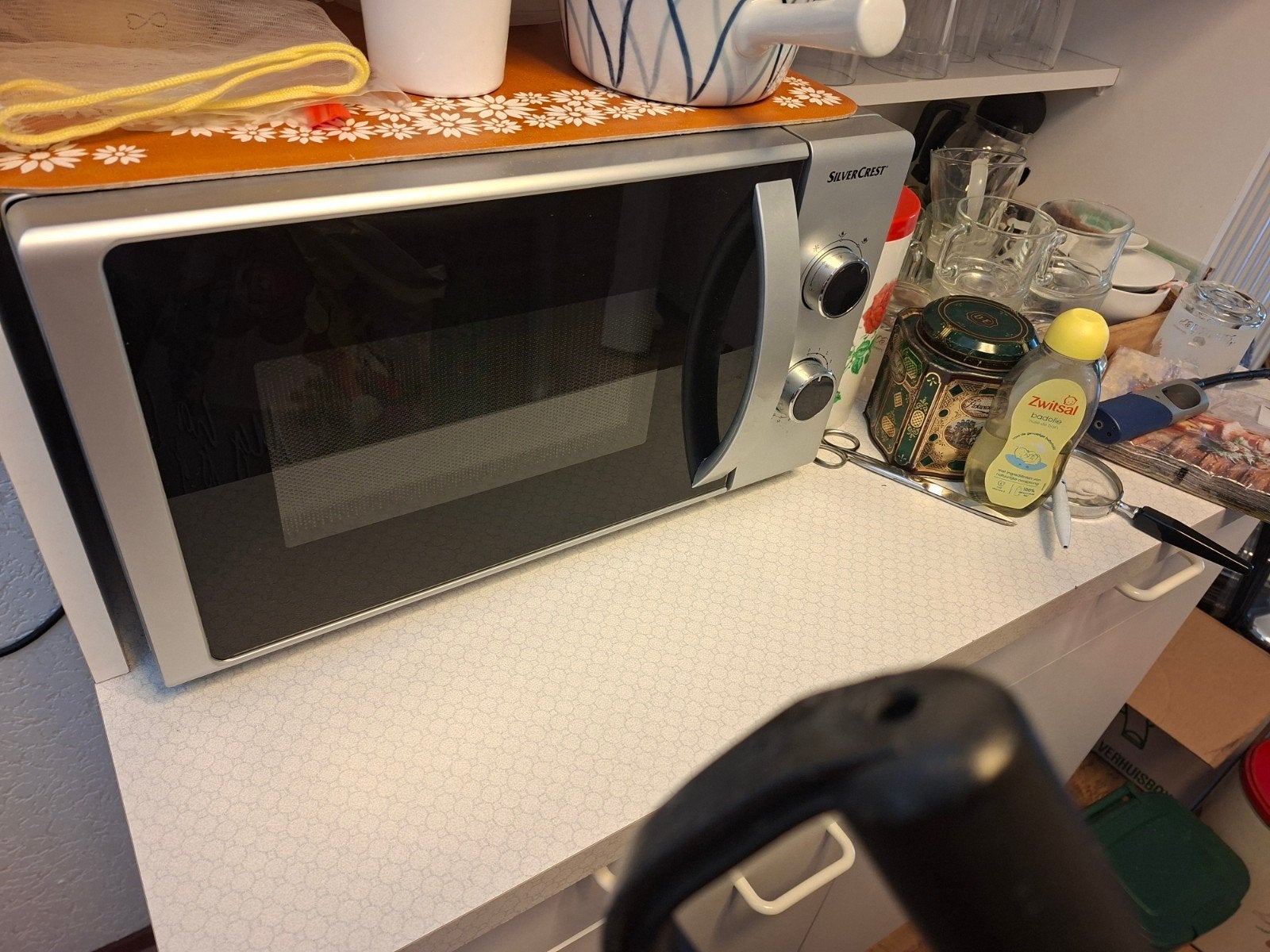SilverCrest Magnetron, Witgoed en Apparatuur, Ophalen, Magnetron, Zo goed als nieuw, 45 tot 60 cm