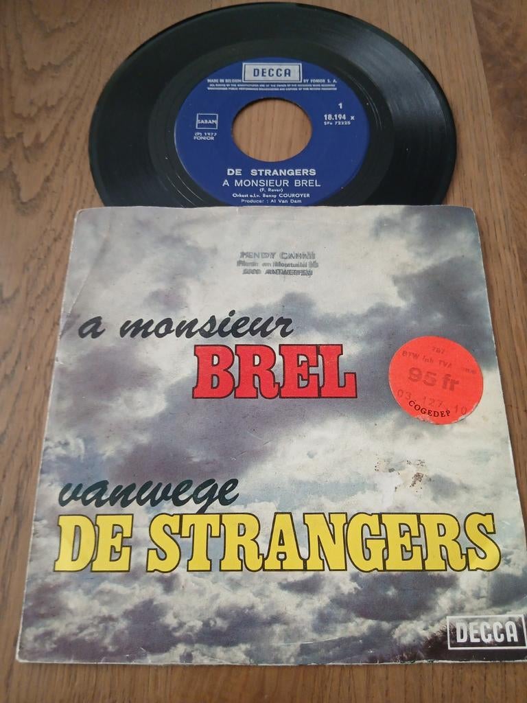 VINYL  SINGLE  DE STRANGERS  1977, Single, Ophalen of Verzenden, Nederlandstalig, 1970 - 1979