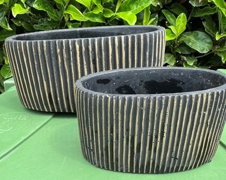 Bloembak setje 2 stuks, Tuin en Terras, Bloempotten, Ophalen, Binnen, Zo goed als nieuw, Overige vormen