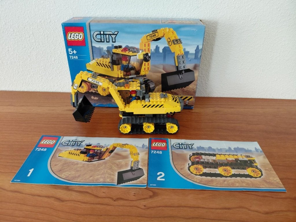 Lego City 7248 Graafmachine met doos en instructies, Inclusief instructies, City, Lego, Ophalen of Verzenden