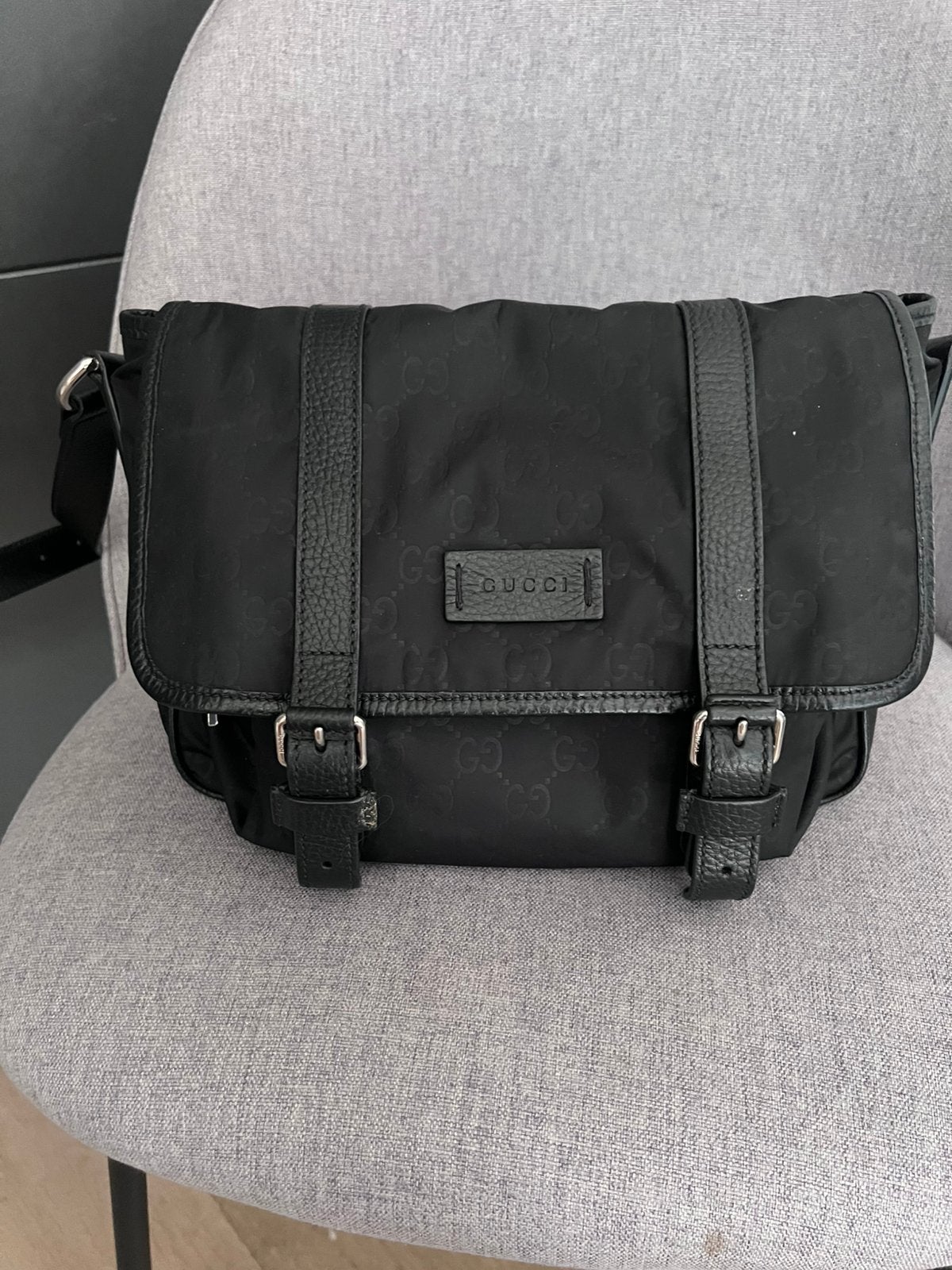 Gucci tas, Ophalen of Verzenden, Zo goed als nieuw, Zwart