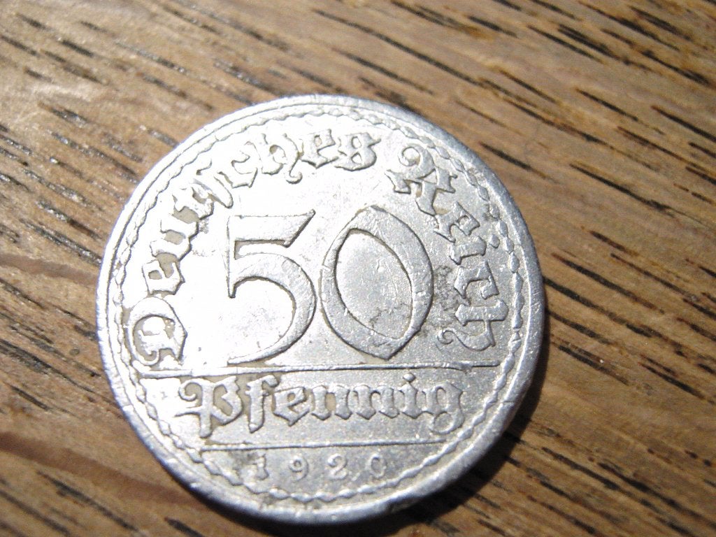 Weimar-Duitsland 50 Pfennig 1920, Berlijn #10, Ophalen of Verzenden, Duitsland, Losse munt