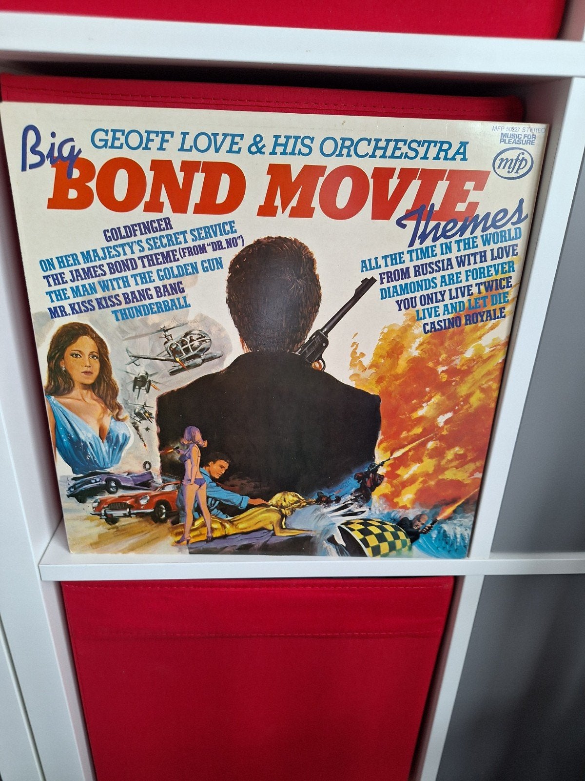 James Bond Soundtrack Vinyl Collectie (4 LP's), Ophalen, LP, Film en Theater, Gebruikt
