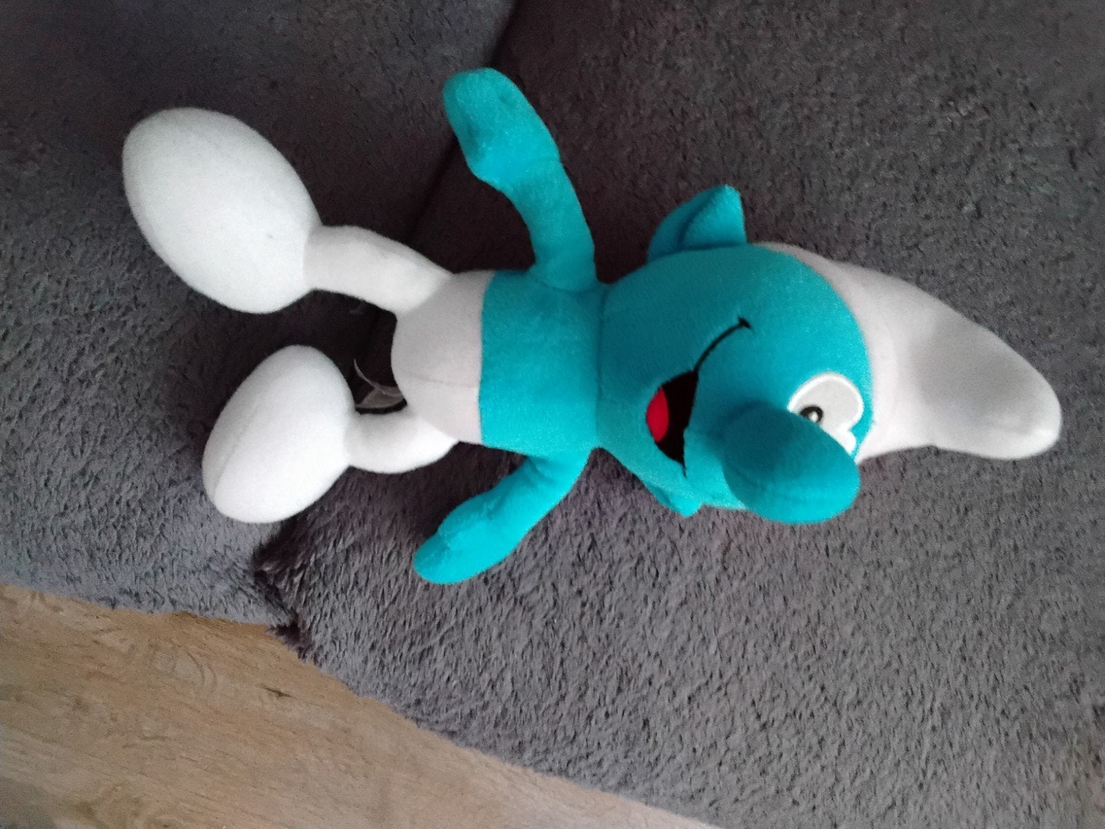 Smurfen knuffel - Lolsmurf, Ophalen of Verzenden, Gebruikt, Lolsmurf, Poppetje, Figuurtje of Knuffel