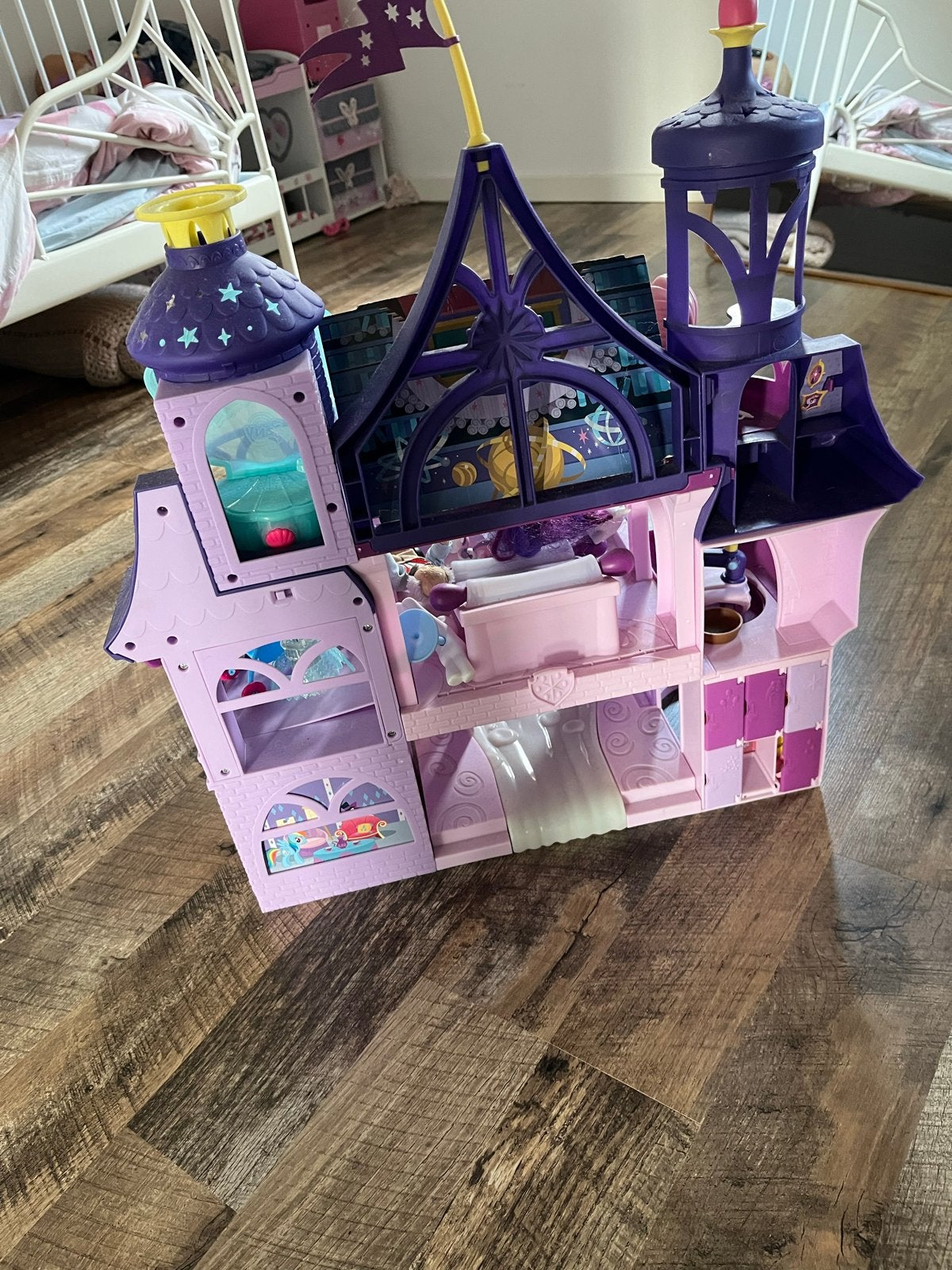 My Little Pony Kasteel/Huis met accessoires, Kinderen en Baby's, Ophalen, Gebruikt