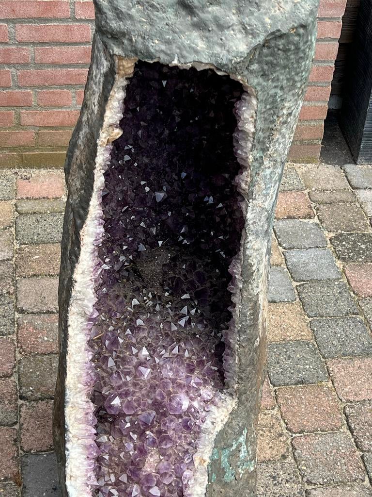Grote Amethist Geode - Prachtige Paarse Kristallen, Ophalen, Mineraal