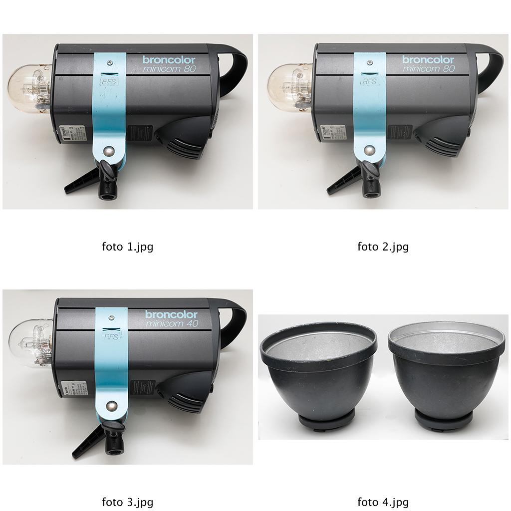 Broncolor studio set, Ophalen, Gebruikt, Lamp of Flitsset