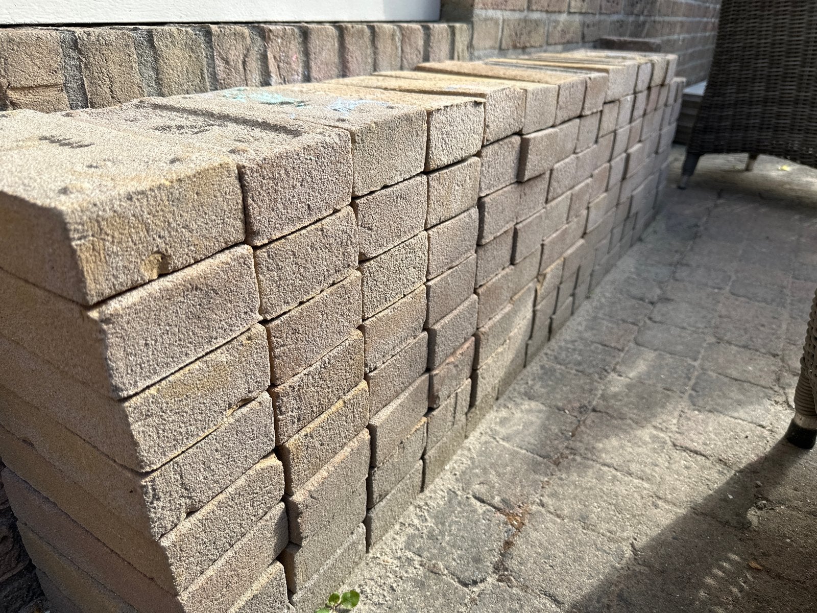88 stuks metselstenen, Ophalen, Nieuw, Bakstenen