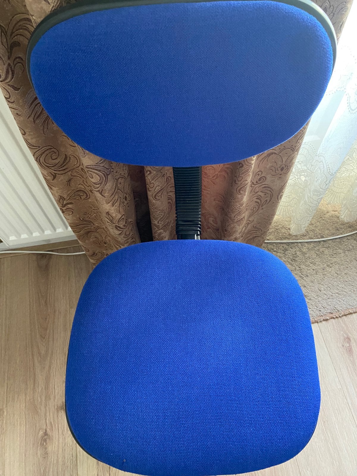 Bureaustoel, Ophalen, Zo goed als nieuw, Blauw, Bureaustoel