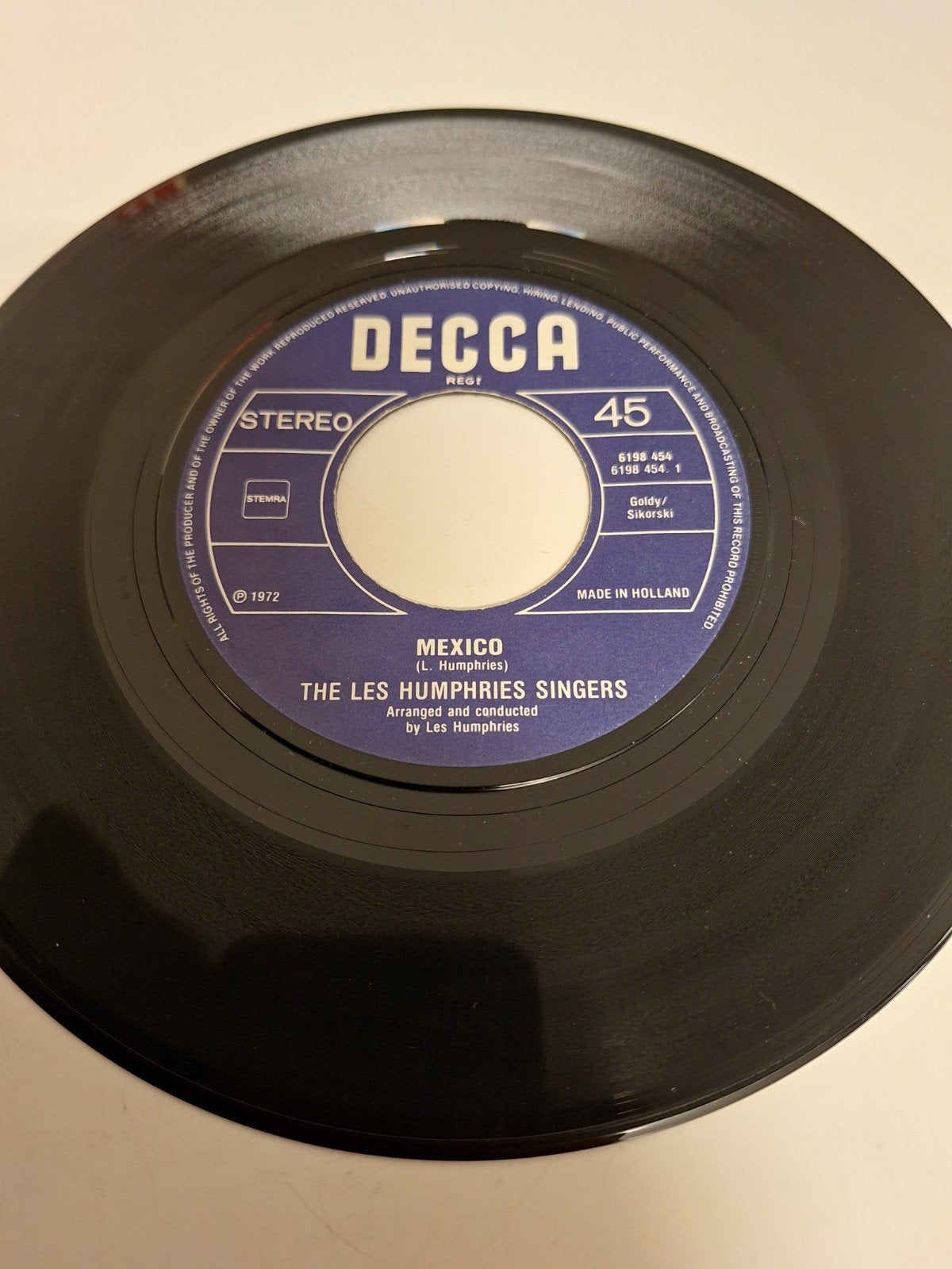 Les Humphries Singers - Mexico, 1972., Cd's en Dvd's, Vinyl | Pop, Verzenden, 7 inch, Pop