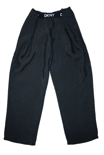 DKNY broek, linnen-mix pants, pantalon, Mt. XS, Kleding | Dames, Broeken en Pantalons, Verzenden, Zwart, DKNY, Zo goed als nieuw