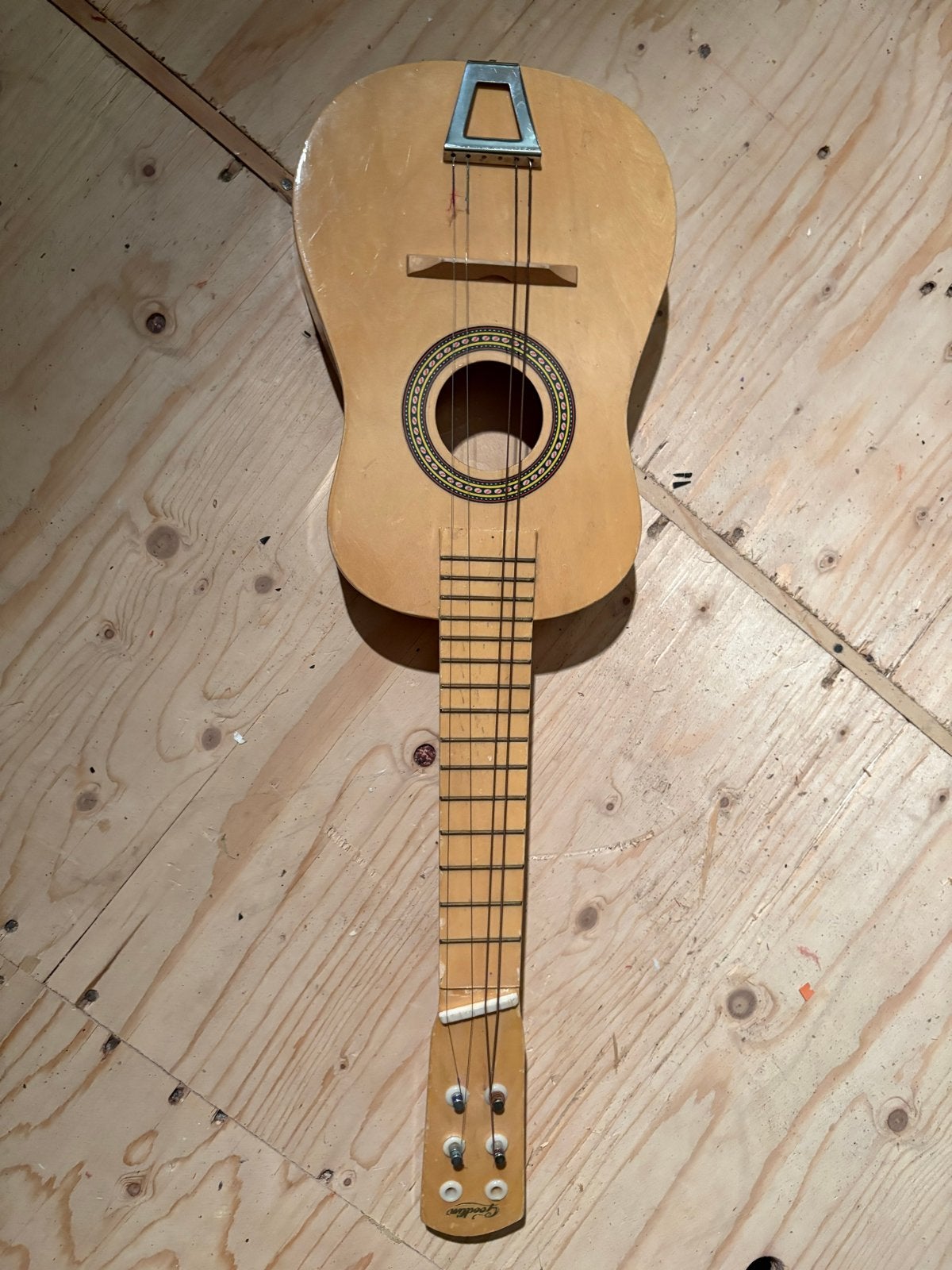 Vintage Kindergitaar / Decoratie Gitaar, Ophalen, Gebruikt, Overige typen
