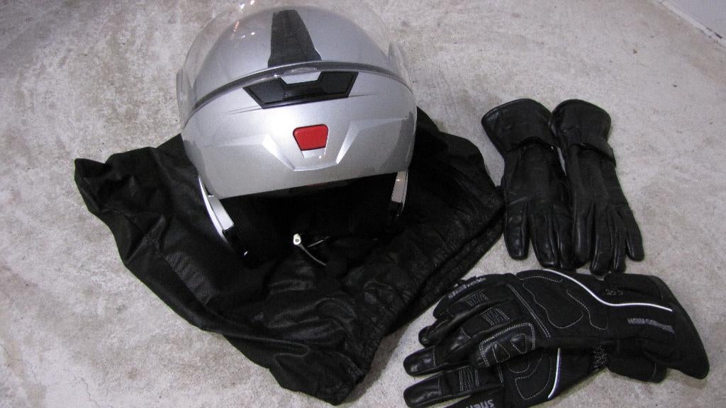 Motorhelm Nolan N91 N-com maat L, Systeemhelm, Heren, Nolan, Ophalen of Verzenden