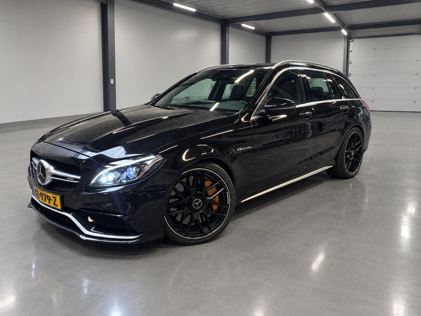 Mercedes-Benz C-Klasse C63 S AMG 510pk 4MATIC AMG Speedshift, Automaat, Achterwielaandrijving, Zwart, Stationwagon